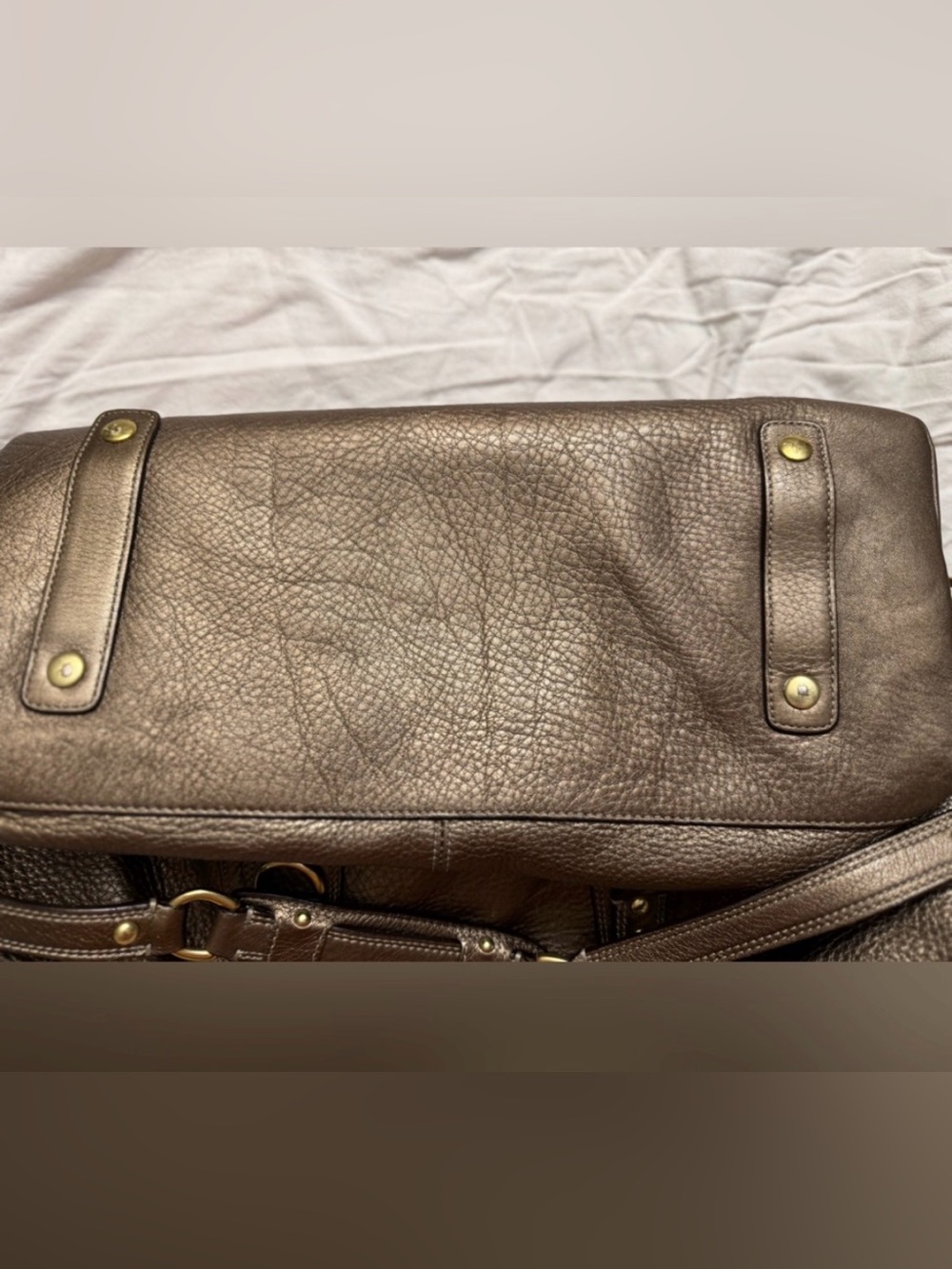 Coach Madison Y2K Metallic Bronze Leather Purse + Wallet Set - Picture 6 of 8